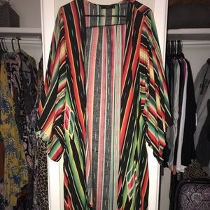Serape duster